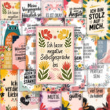 25 Stück Aufkleber mit inspirierenden Sprüchen