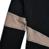 Body asymétrique irrégulier à boutons en maille 