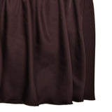 Long flared sleeve satin self tie ruffle ruched mini dress