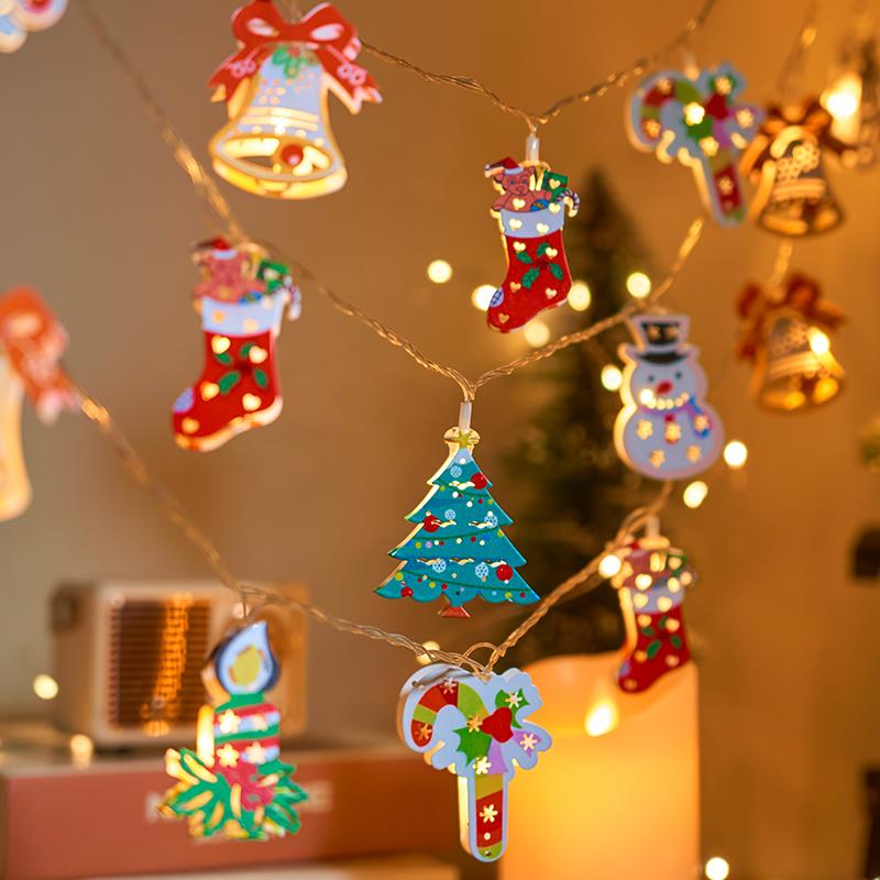 Lampe décorative multicolore pour sapin de Noël