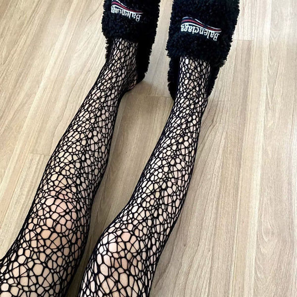 Collants creux en toile d'araignée 