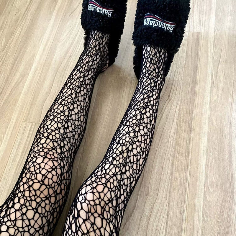 Collants creux en toile d'araignée 