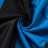 Robe midi à manches longues, col ras du cou et fentes en sergé imprimé 