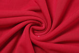 Robe longue en maille à fronces et dos croisé 