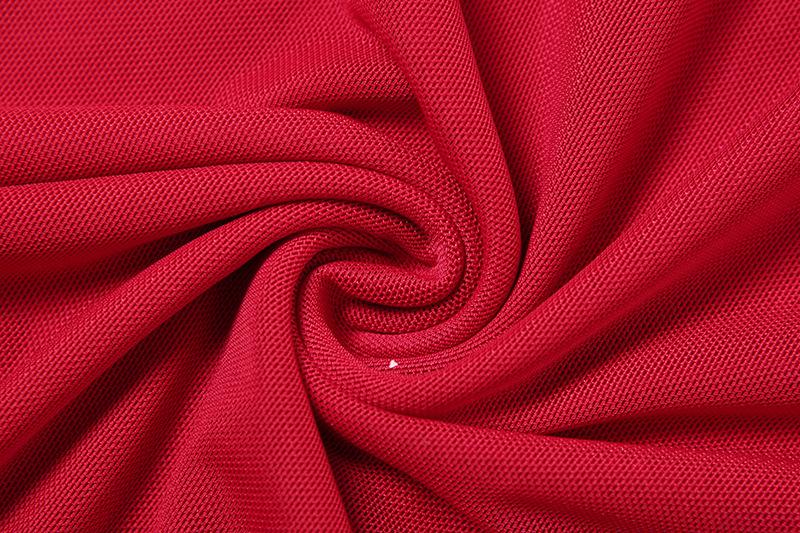 Robe longue en maille à fronces et dos croisé 