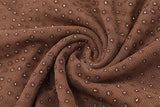 Mini-robe tube à volants en maille froncée et perles 