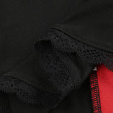 Haut camisole dos nu avec ourlet en dentelle et appliques florales 