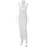 Robe midi dos nu à nouer soi-même 