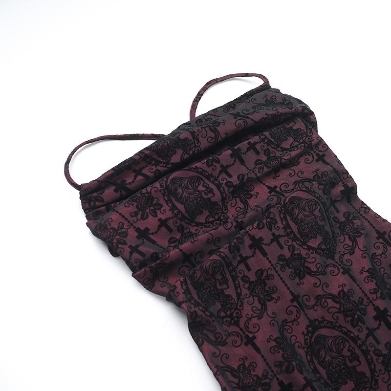 Robe midi camisole fendue dans le dos, dos nu et à nouer soi-même 