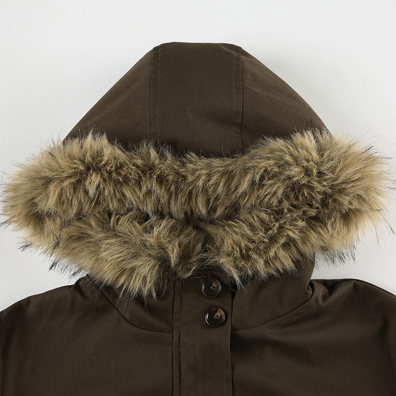 Sweat à capuche moelleux à manches longues et imprimé léopard avec poche zippée 
