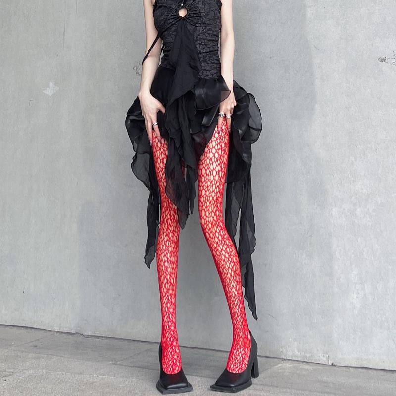 Collants creux en toile d'araignée 