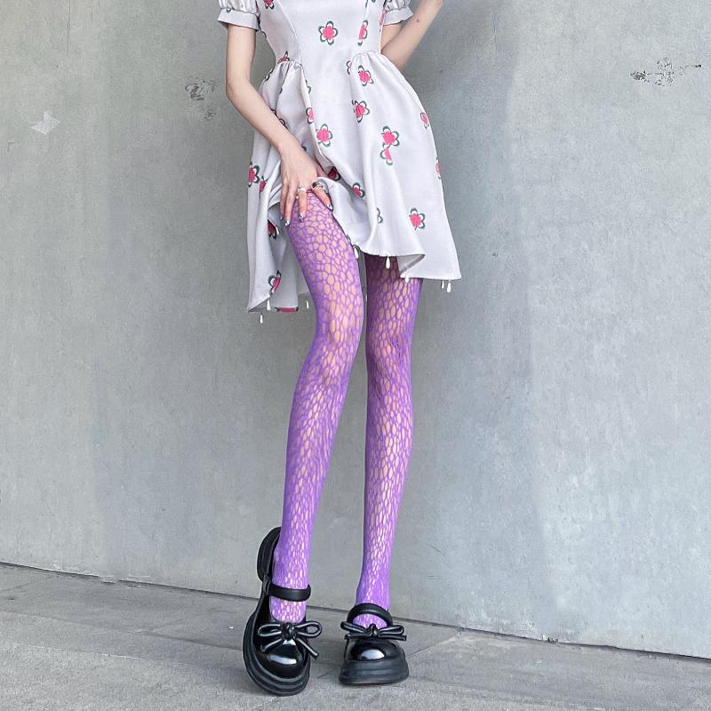 Collants creux en toile d'araignée 