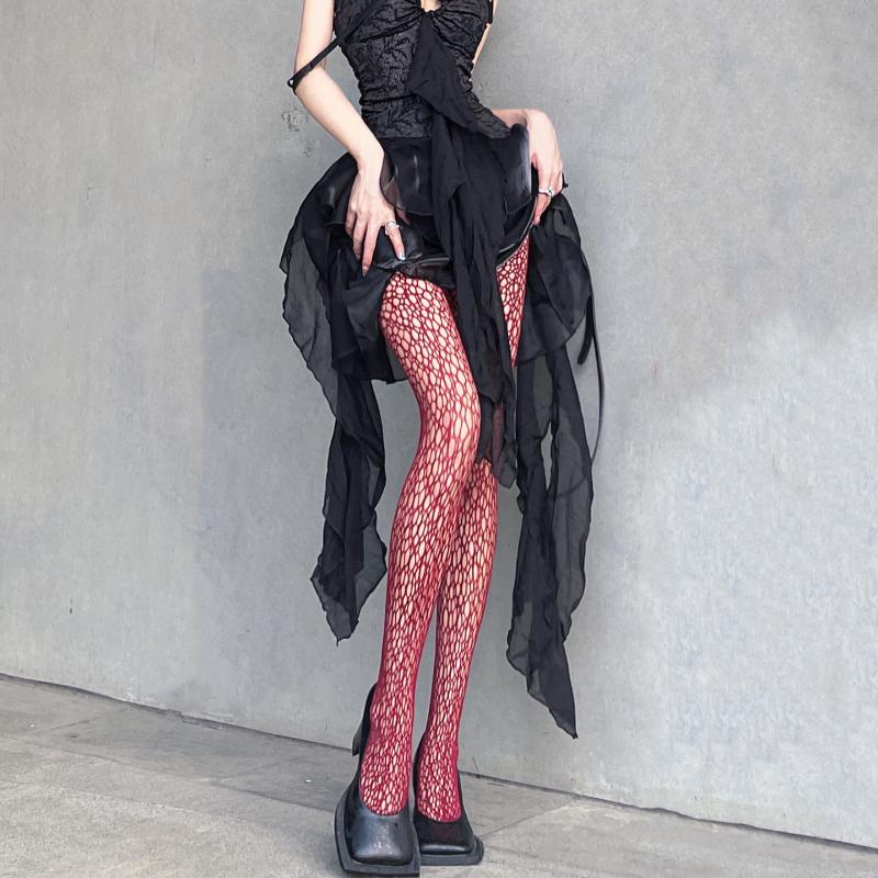 Collants creux en toile d'araignée 