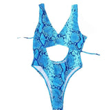 Maillot de bain une pièce rembourré et ajouré contrasté 