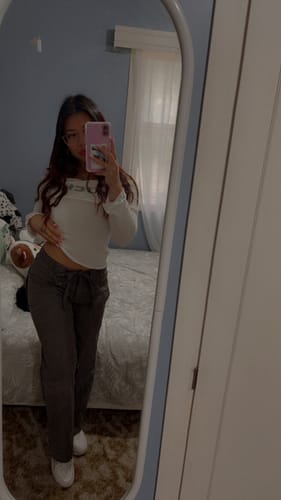 Halibuy Fashion review - Off Shoulder Lucky Pattern Long Sleeve Top