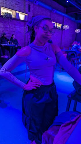 Halibuy Fashion review - Ribbed Star Applique Hoodie Off Shoulder Long Sleeve Bodysuit Final Sale