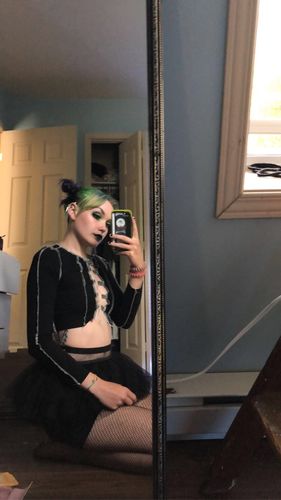 Halibuy Fashion review - Lace Up Long Sleeve Patchwork Top