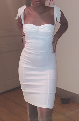 Halibuy Fashion review - Self Tie Strap Ruched Dress