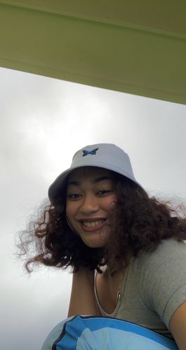 Halibuy Fashion review - Butterfly White Bucket Hat