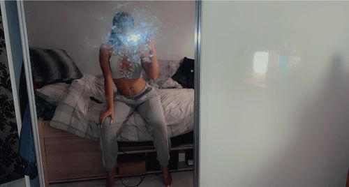 Halibuy Fashion review - Sleeveless Sheer Lace Up Crop Top