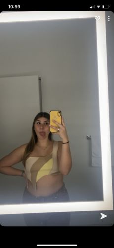 Halibuy Fashion review - One Shoulder Patchwork Crop Top
