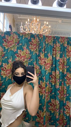 Halibuy Fashion review - Cowl Neck Open Back Halter Top