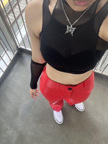 Halibuy Fashion review - Mesh See Through High Neck Off Shoulder Top