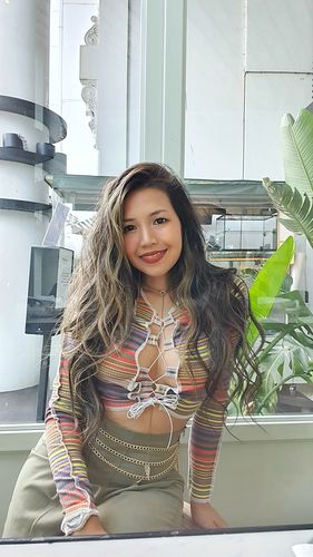 Halibuy Fashion review - Lace Up Front Long Sleeve Top