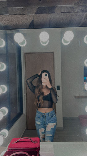 Halibuy Fashion review - Hem Lace Ruffled Long Sleeve Mesh Crop Top