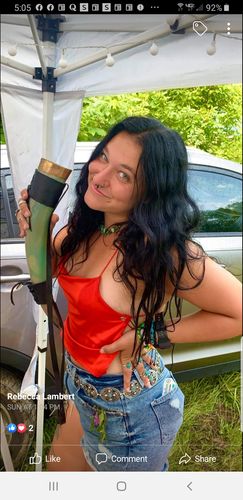 Halibuy Fashion review - Lace Up Back Spaghetti Strap Crop Top