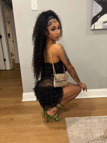 Halibuy Fashion review - Lace Ruffle Bowknot Tube Romper