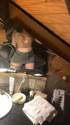 Halibuy Fashion review - Sheer Mesh Hollow Out Long Sleeve Halter Top