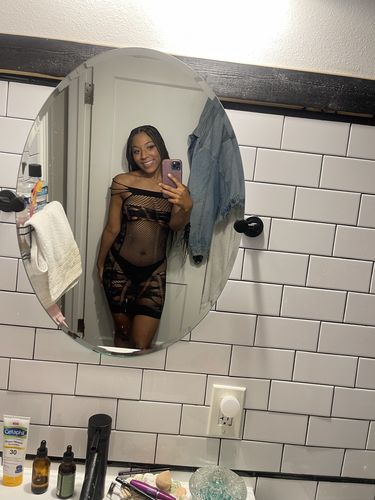 Halibuy Fashion review - Fishnet Off Shoulder Hollow Out See Through Mini Dress