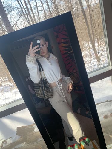 Halibuy Fashion review - Long Sleeve Drawstring Crop Top