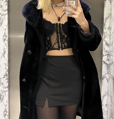 Halibuy Fashion review - Hem Lace Low Cut Bralette Top