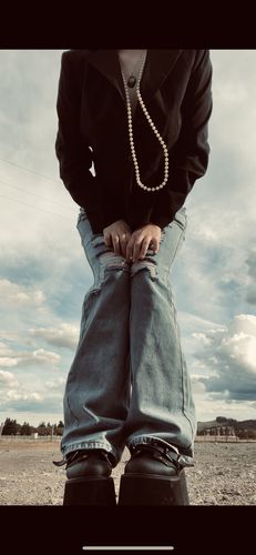 Halibuy Fashion review - High Waisted Ripped Jeans