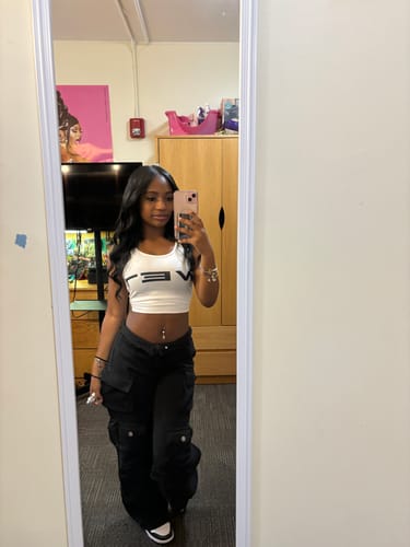 Halibuy Fashion review - Sleeveless U Neck Wet Print Tank Top