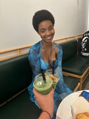 Halibuy Fashion review - Flared Sleeve Tie Dye O Ring Self Tie Halter Low Cut Mini Skirt Set