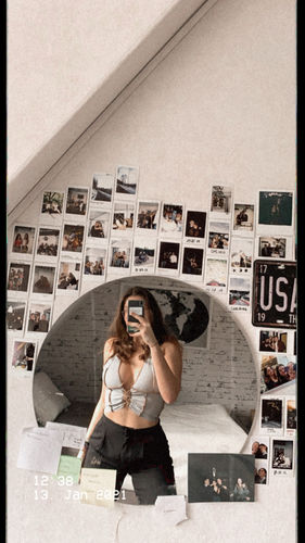 Halibuy Fashion review - Lace Up Halter Top