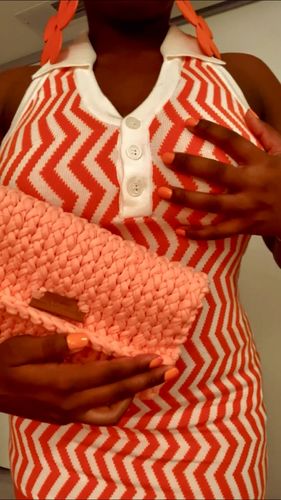 Halibuy Fashion review - Knitted Turnover Collar Printed Mini Dress