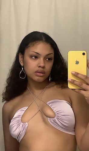 Halibuy Fashion review - Hollow Out Lace Up Top