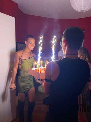 Halibuy Fashion review - One Shoulder Mesh Neon Color Dress