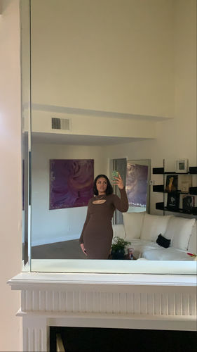 Halibuy Fashion review - Hollow Our Long Sleeve Maxi Dress Two Piece Set