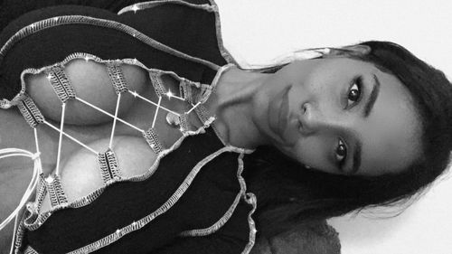 Halibuy Fashion review - Lace Up Long Sleeve Patchwork Top