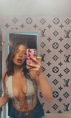 Halibuy Fashion review - Lace Up Halter Top