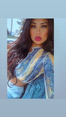 Halibuy Fashion review - Lace Up Front Long Sleeve Printed Top