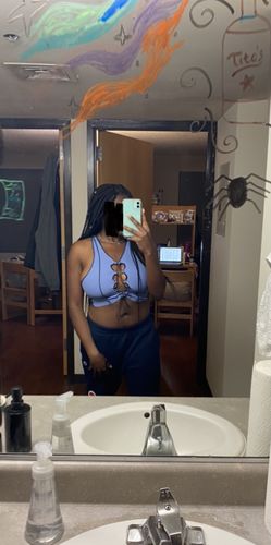 Halibuy Fashion review - Sleeveless Lace Up Crop Top