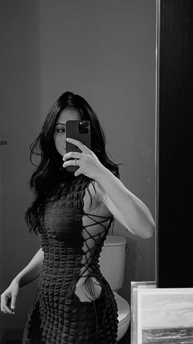 Halibuy Fashion review - Sleeveless High Neck Lace Up Side Mini Dress