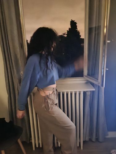 Halibuy Fashion review - High Waisted Hollow Out Pant