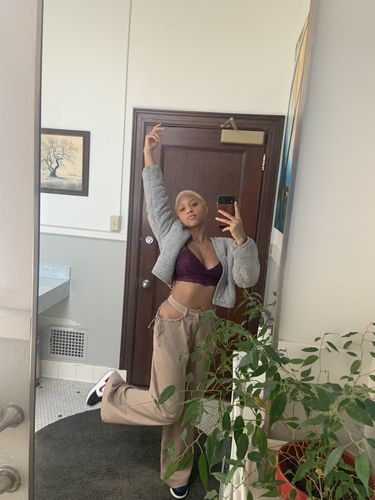 Halibuy Fashion review - High Waisted Hollow Out Pant